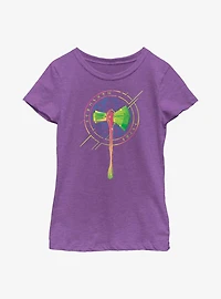 Marvel Thor: Love And Thunder Stormbreaker Badge Youth Girls T-Shirt
