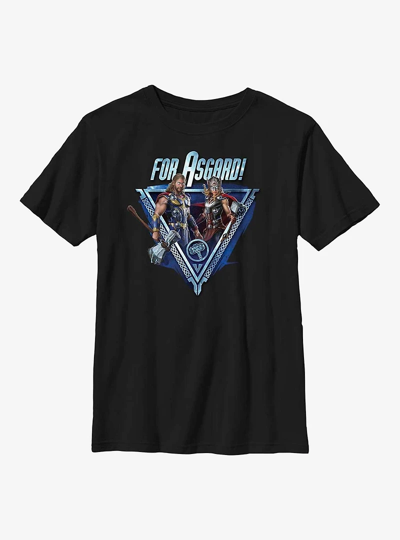 Marvel Thor: Love And Thunder For Asgard Youth T-Shirt