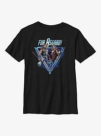 Marvel Thor: Love And Thunder For Asgard Youth T-Shirt