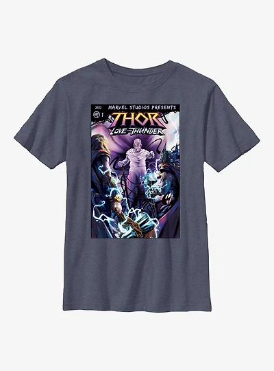Marvel Thor: Love And Thunder Gorr Comic Cover Youth T-Shirt