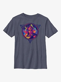 Marvel Thor: Love And Thunder Mighty Thor Portrait Badge Youth T-Shirt