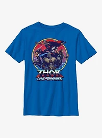 Marvel Thor: Love And Thunder Group Emblem Youth T-Shirt