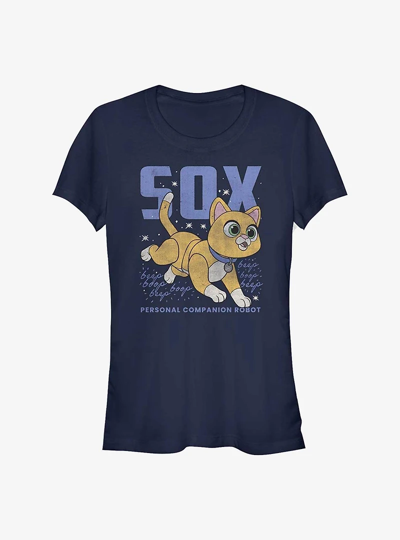 Disney Pixar Lightyear Sox Sketch Girls T-Shirt