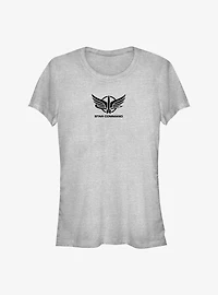 Disney Pixar Lightyear Star Command Badge Girls T-Shirt