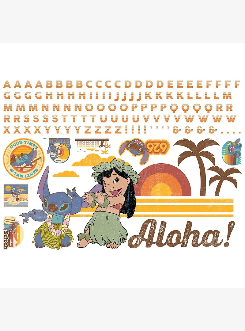 Disney Lilo & Stitch Peel & Stick Giant Wall Decals
