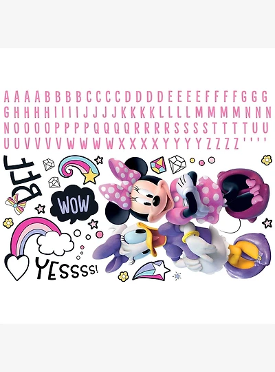Disney Minnie Mouse Peel & Stick Giant Wall Decals
