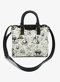 Loungefly Alice in Wonderland Line Art Allover Print Handbag - BoxLunch Exclusive