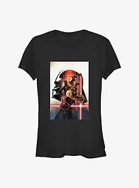 Star Wars Obi-Wan Kenobi Vader Profile Poster Girls T-Shirt