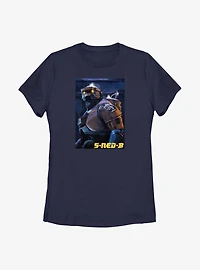 Star Wars Obi-Wan Kenobi 5-NED-B Painting Womens T-Shirt