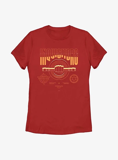 Star Wars Obi-Wan Kenobi Inquisitors Collegiate Womens T-Shirt