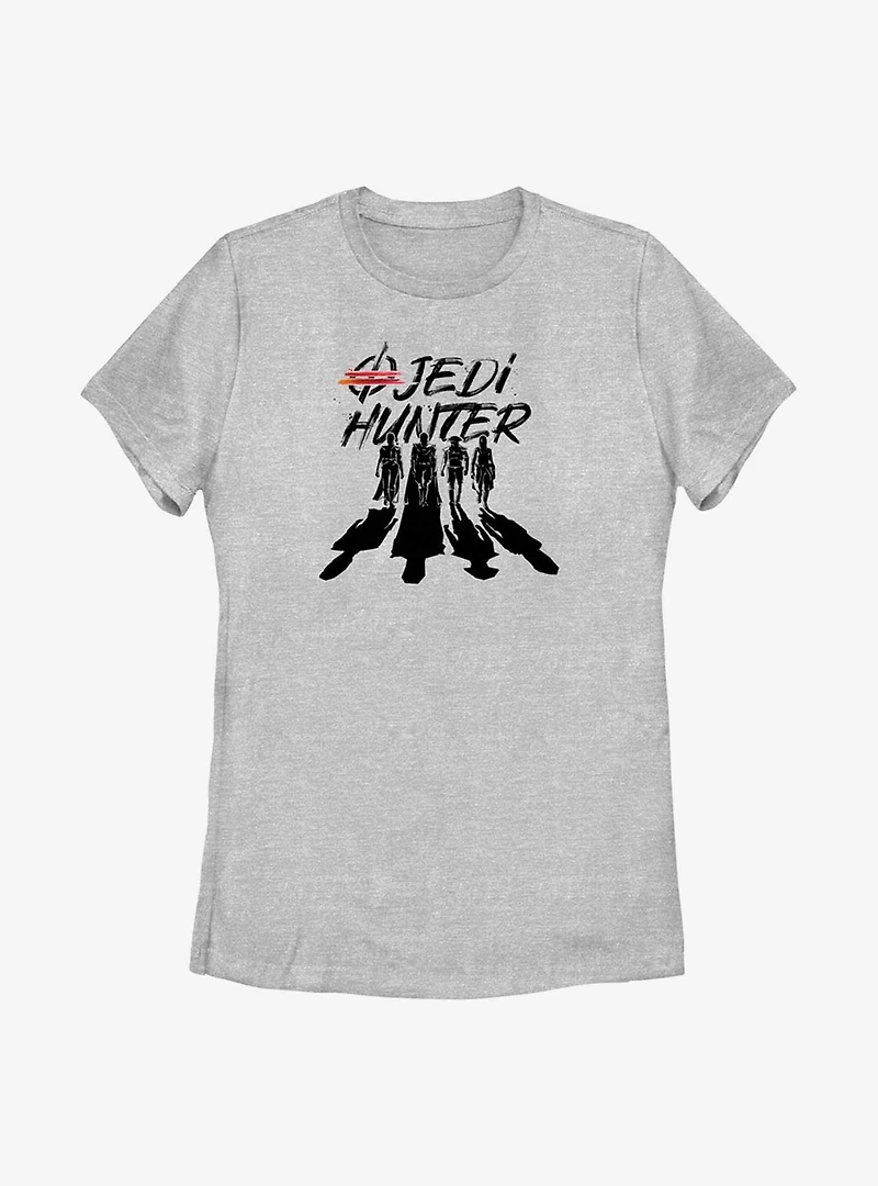 Star Wars Obi-Wan Kenobi Jedi Hunter Silhouettes Womens T-Shirt