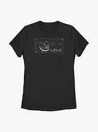 Star Wars Obi-Wan Kenobi Lola Droid Schematic Womens T-Shirt