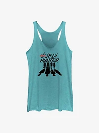 Star Wars Obi-Wan Kenobi Jedi Hunter Silhouettes Womens Tank Top