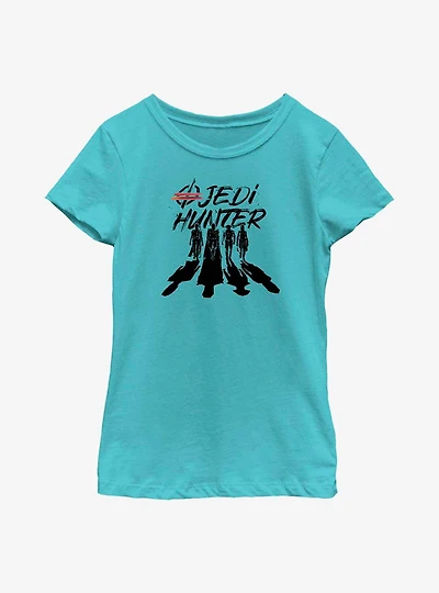 Star Wars Obi-Wan Kenobi Jedi Hunter Silhouettes Youth Girls T-Shirt