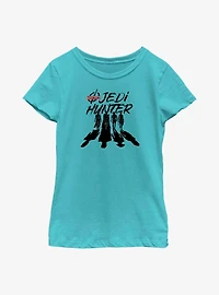 Star Wars Obi-Wan Kenobi Jedi Hunter Silhouettes Youth Girls T-Shirt