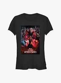 Marvel Dr Strange Multiverse Of Madness Poster Girls T-Shirt