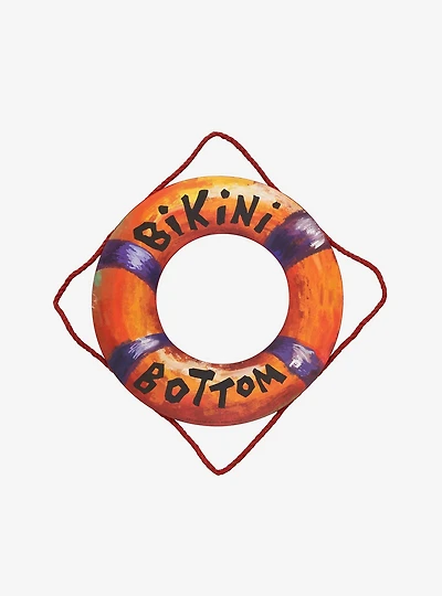 SpongeBob SquarePants Bikini Bottom Life Ring Wall Art