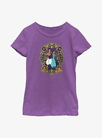 Disney Aladdin 30th Anniversary & Jasmine Frame Youth Girls T-Shirt