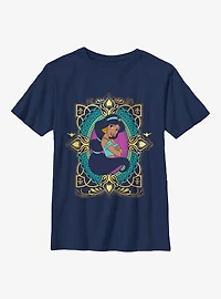 Disney Aladdin 30th Anniversary Jasmine Badge Youth T-Shirt