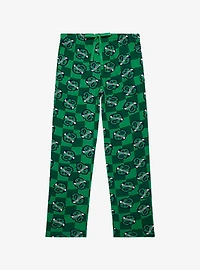 Harry Potter Slytherin House Crest Checkered Sleep Pants - BoxLunch Exclusive