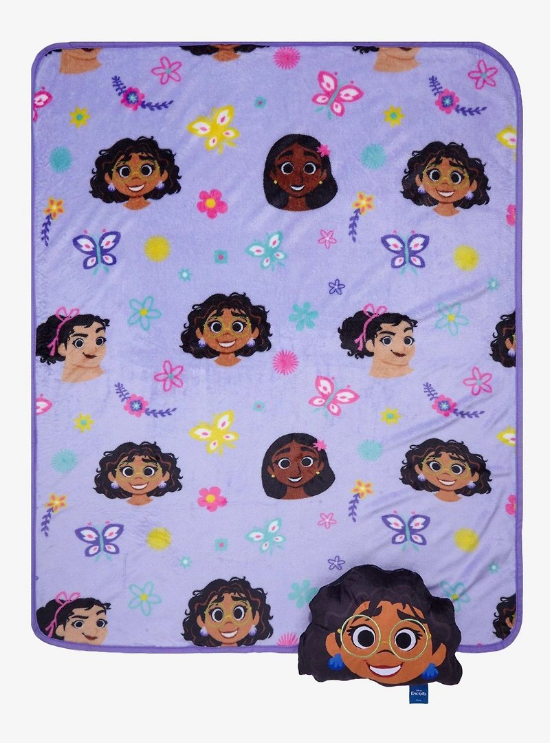Disney Encanto Mirabel Pillow and Throw Set