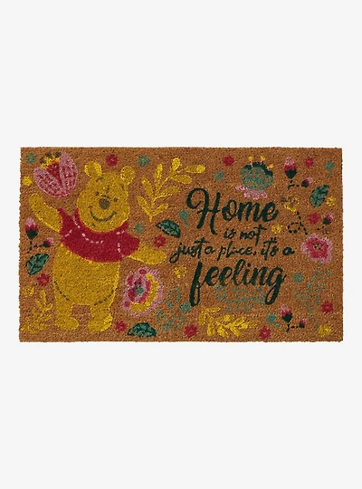 Disney Winnie the Pooh Floral Feeling Doormat