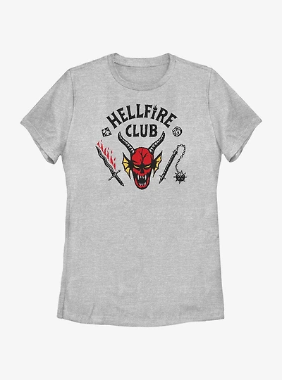 Stranger Things Hellfire Club Womens T-Shirt