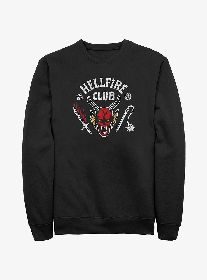 Stranger Things Hellfire Club Logo Sweatshirt