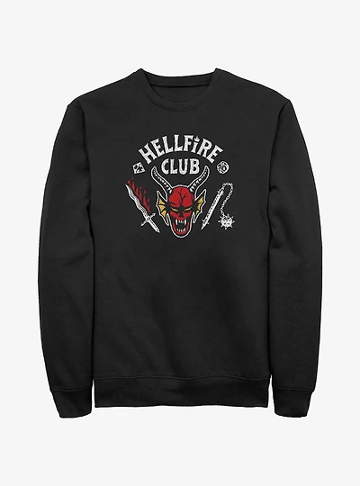 Stranger Things Hellfire Club Logo Sweatshirt