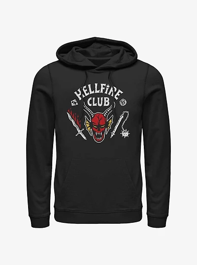 Stranger Things Hellfire Club Logo Hoodie