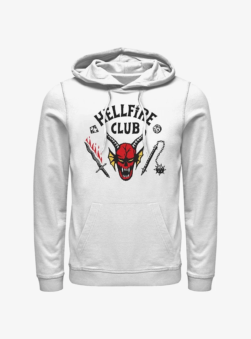 Stranger Things Hellfire Club Logo Hoodie
