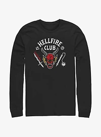 Stranger Things Hellfire Club Logo Long-Sleeve T-Shirt