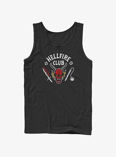 Stranger Things Hellfire Club Logo Tank Top