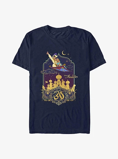 Disney Aladdin & Jasmine Flying 30th Anniversary T-Shirt