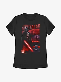 Star Wars Obi-Wan Kenobi Mustafar Darth Vader Womens T-Shirt