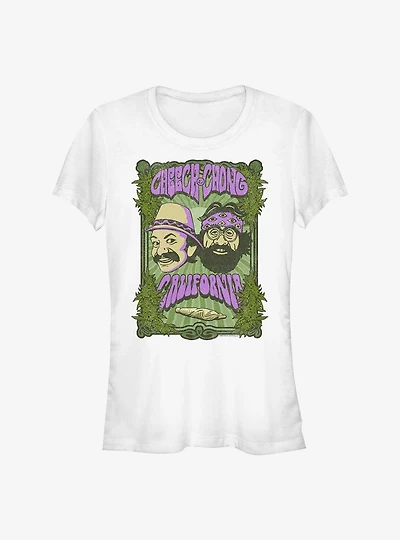 Cheech And Chong Purp Psychedelics Girls T-Shirt