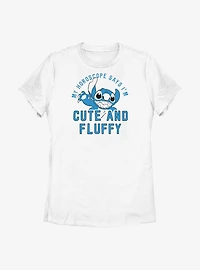 Disney Lilo And Stitch Fluffy Horoscope Womens T-Shirt