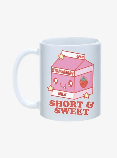 Strawberry Milk Short and Sweet Mug