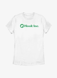 Nintendo Animal Crossing Nook Inc. Label Womens T-Shirt