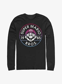 Nintendo Super Mario Bros 1985 Flashback Long Sleeve T-Shirt