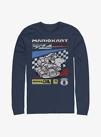 Nintendo Mario Kart Racing Team Long Sleeve T-Shirt
