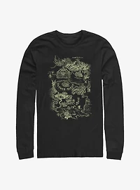 Nintendo The Legend Of Zelda Hyrule Map Long Sleeve T-Shirt