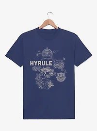 Nintendo The Legend Of Zelda Hyrule Regional Map T-Shirt