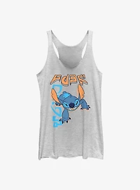 Disney Lilo & Stitch Crawl Girls Raw Edge Tank