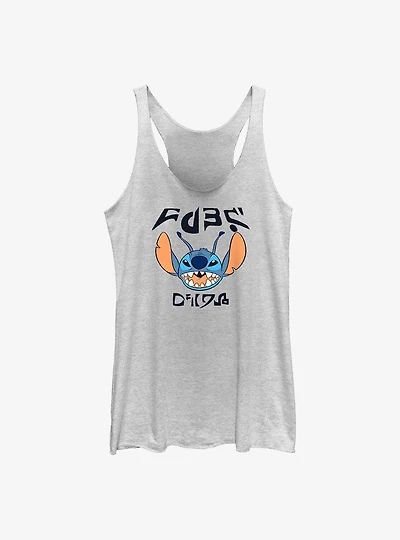 Disney Lilo & Stitch Crawl Girls Raw Edge Tank