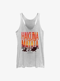 Disney The Lion King Sunset Hakuna Matata Womens Tank Top