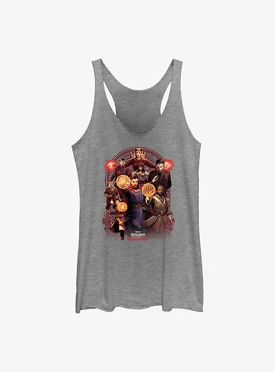 Marvel Doctor Strange The Multiverse Of Madness Character Group Womens Tank Top
