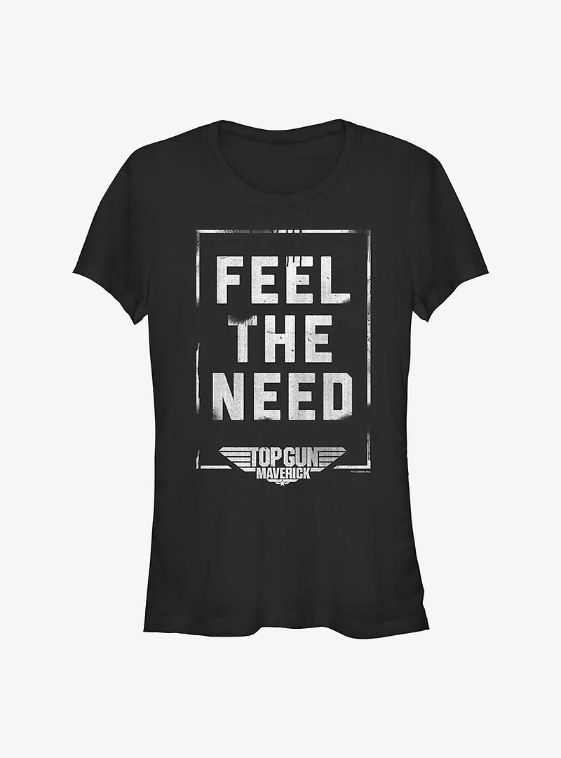 Top Gun Maverick Feel The Need Girls T-Shirt