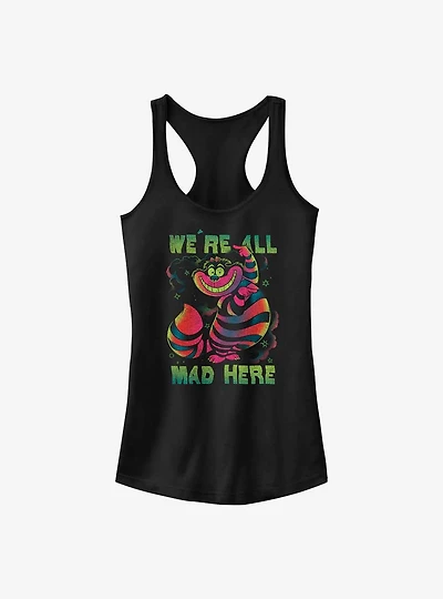 Disney Alice Wonderland Mad Cheshire Girls Tank