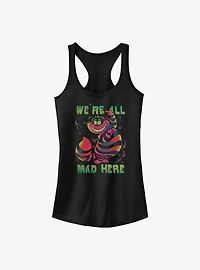Disney Alice Wonderland Mad Cheshire Girls Tank